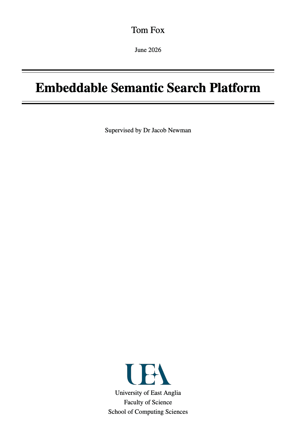 First page of The full report