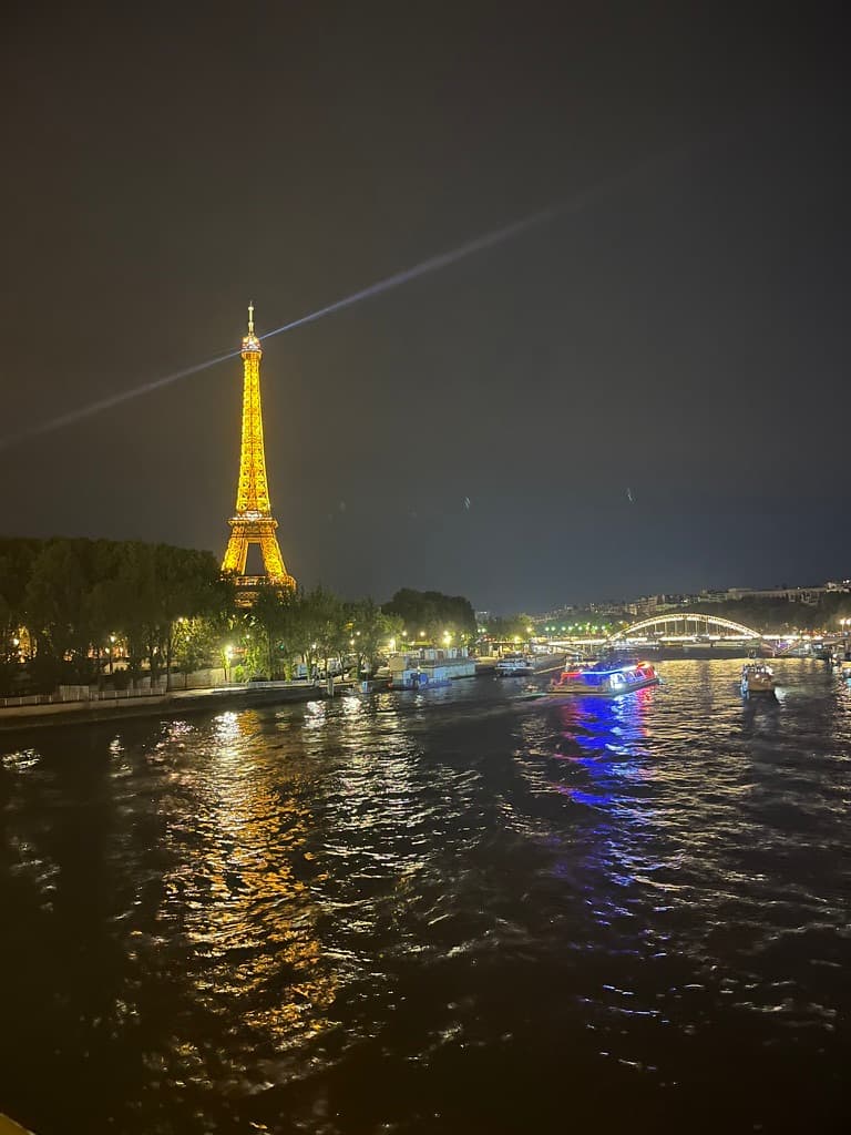 Eiffel Tower at night
