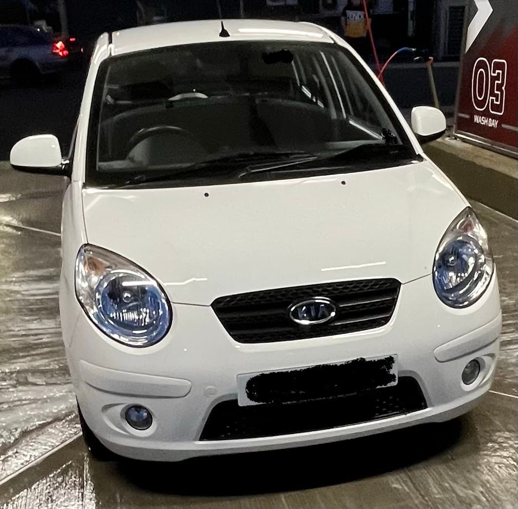 Sports car getting ready for its big day