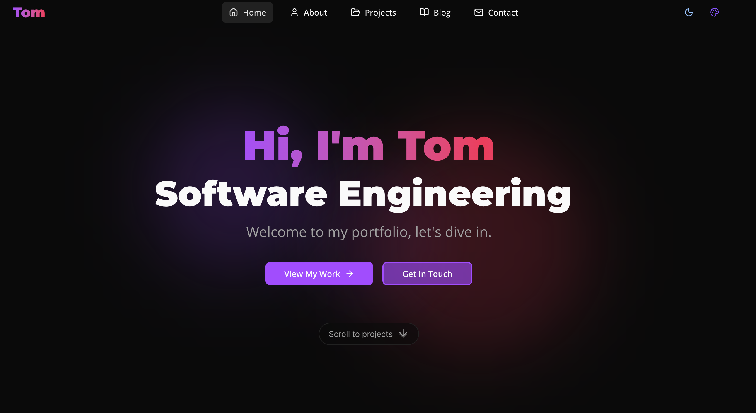 Tom's Dev Portfolio
